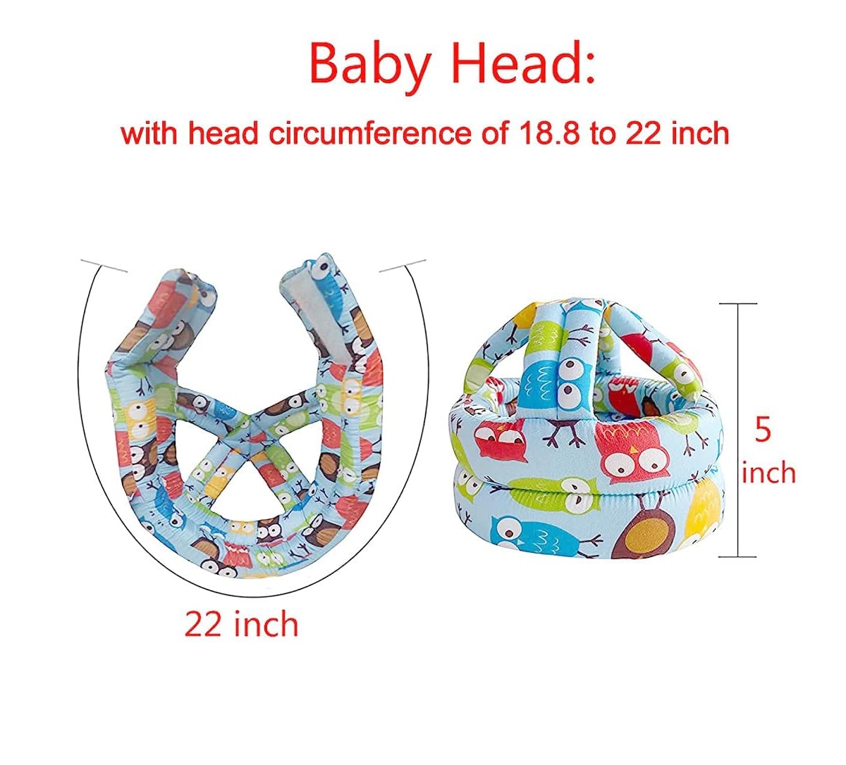 Baby Head Protector for Safety of Kids 6M to 18 Months- Baby Safety Helmet with Air Ventilation & Corner Guard Protection