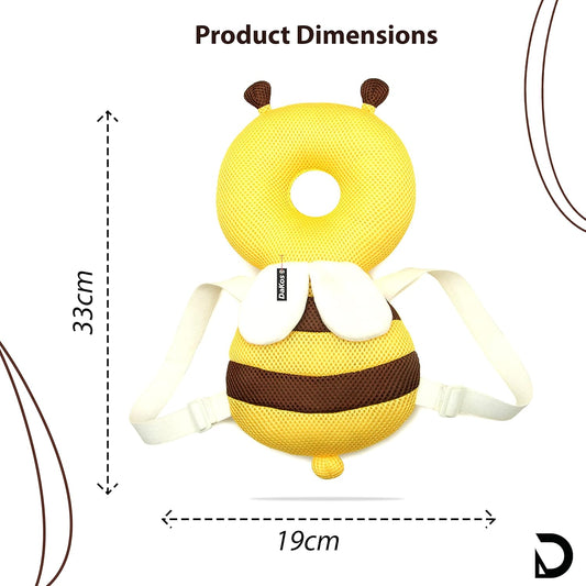 Head Protector for Baby Walkers high quality (Age 4-15 Months) (Yellow Bee)
