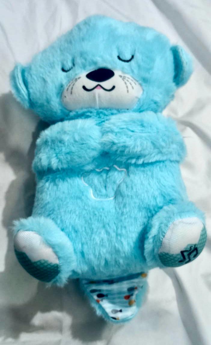 Breathing Soft Teddy Bear Plush Sound Machine Baby Gift with Music,