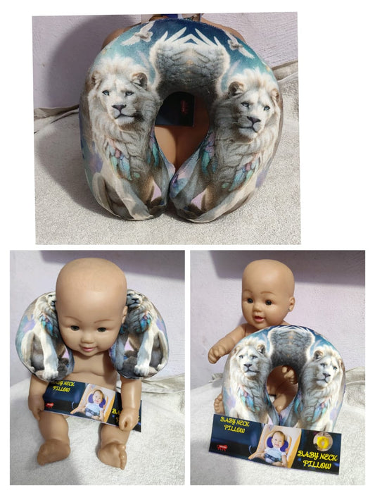 Baby Neck Pillow Cotton Smiley Baby Pillow