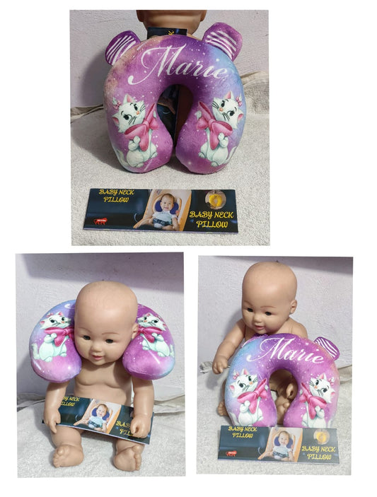 Baby Neck Pillow Cotton Smiley Baby Pillow