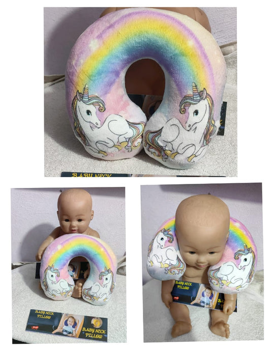 Baby Neck Pillow Cotton Smiley Baby Pillow