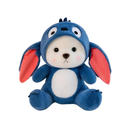 Cute Hoodie Huggable Teddy Bear Soft Toy | Stuffed Animal Toy |Blue & White 50 cm (Blue Hoodie Teddy Bear 50CM) |