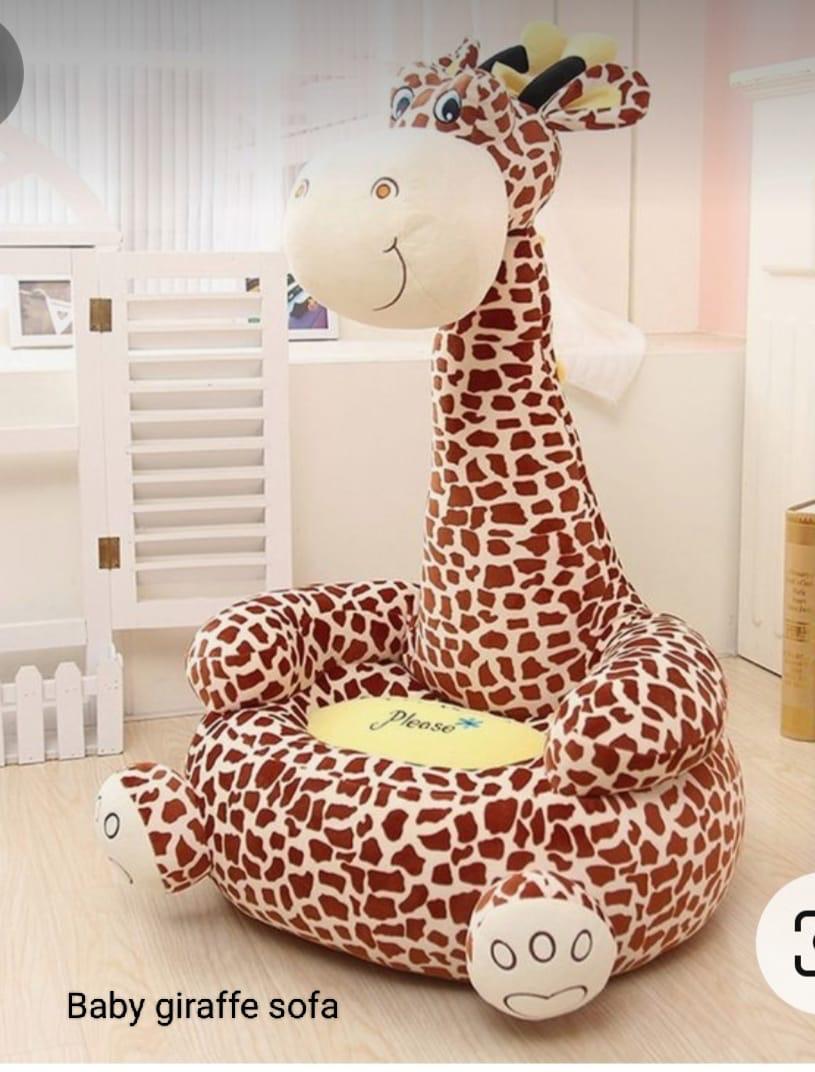 Baby Sofa Seat giraffe Chair Rabbit Shape Baby Soft Plush Cushion Baby Sofa Seat/SoftbChair for Kids