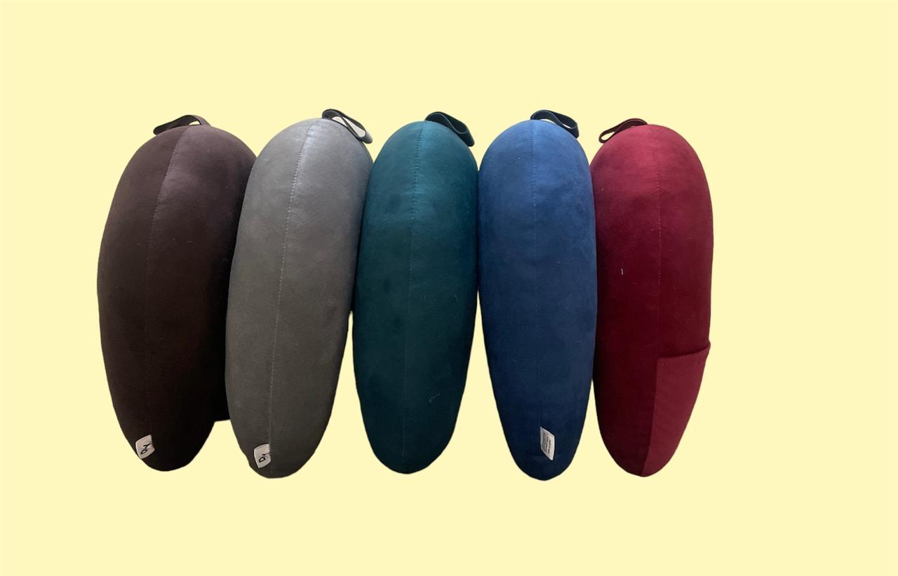Luxurious Portable Travel Pillow - Perfect Micro Fiber Neck Support Pillow,