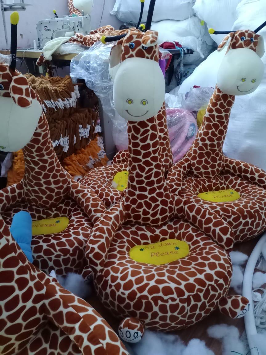 Baby Sofa Seat giraffe Chair Rabbit Shape Baby Soft Plush Cushion Baby Sofa Seat/SoftbChair for Kids