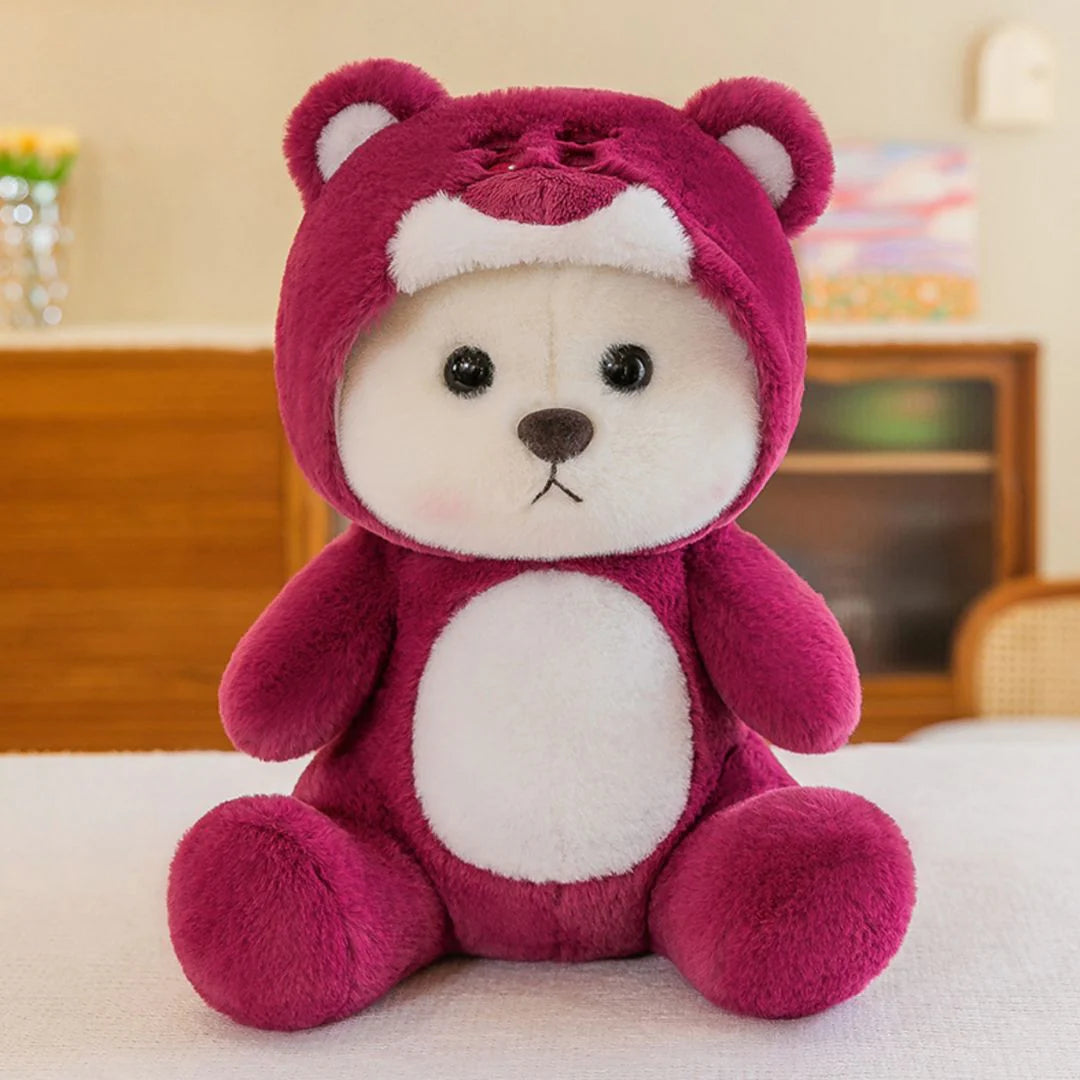 Cute Hoodie Huggable Teddy Bear Soft Toy | Stuffed Animal Toy ( Hoodie Teddy Bear 45CM) |