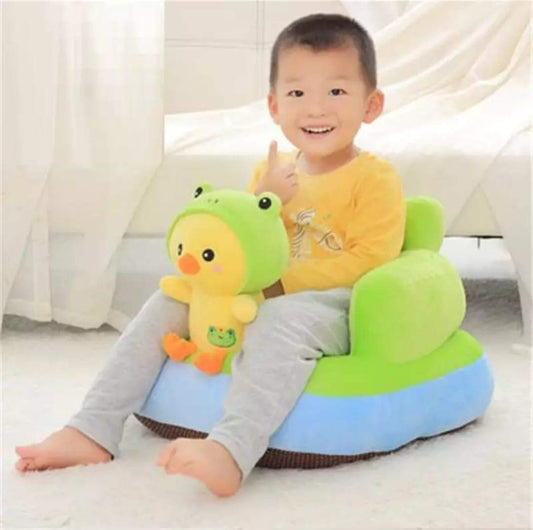 shivol toy hub  Baby Sofa Seat Chair Cute Baby Sofa Sitting Chair for Supporting Chick Shape Sofa Seat and Chair for Babies and Kids Supporting Seat Playing Sofa Chair (Green Color)