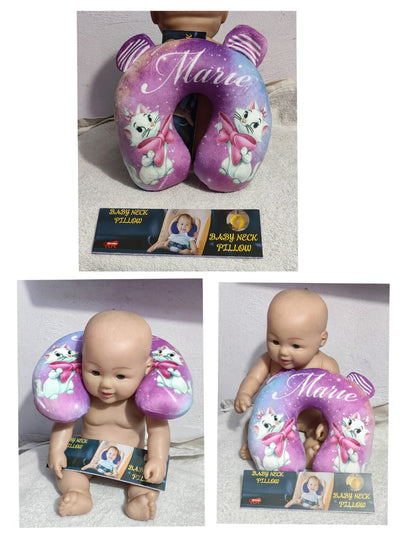 Baby Neck Pillow Cotton Smiley Baby Pillow