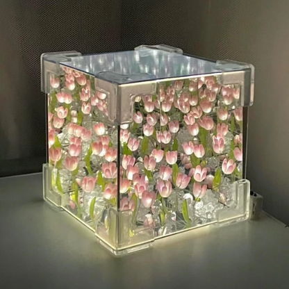 Cube Tulip Night Lamp