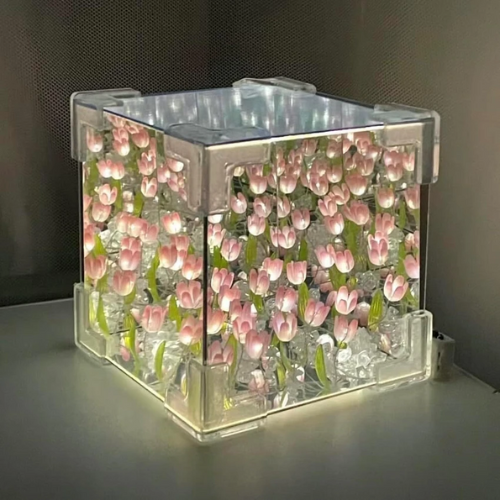 Cube Tulip Night Lamp
