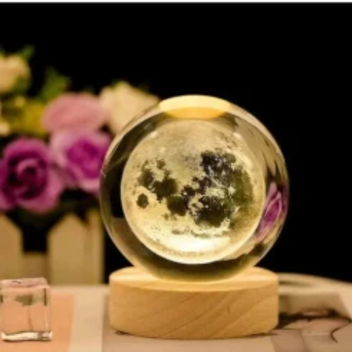 Crystal Moon Lamp