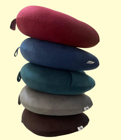 Luxurious Portable Travel Pillow - Perfect Micro Fiber Neck Support Pillow,