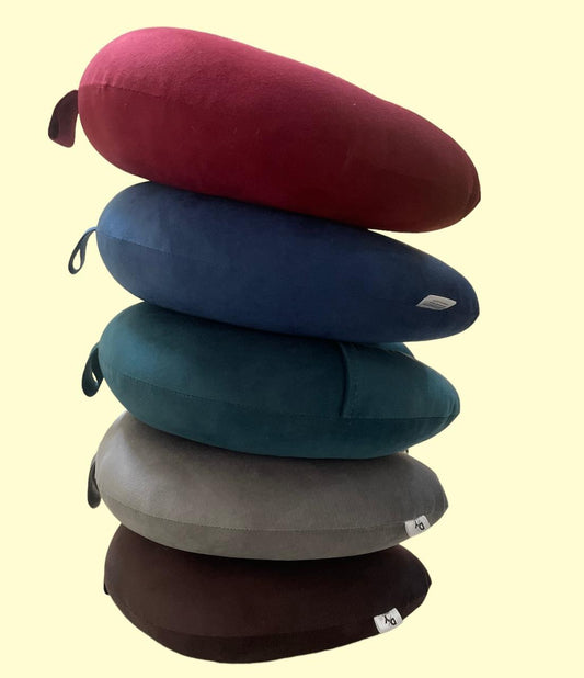 Luxurious Portable Travel Pillow - Perfect Micro Fiber Neck Support Pillow,