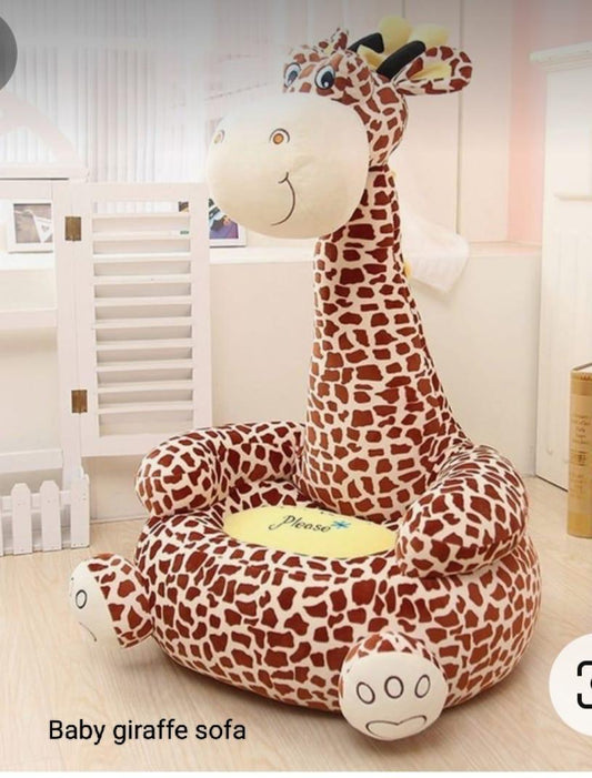 Baby Sofa Seat giraffe  Chair Rabbit Shape Baby Soft Plush Cushion Baby Sofa Seat/SoftbChair for Kids